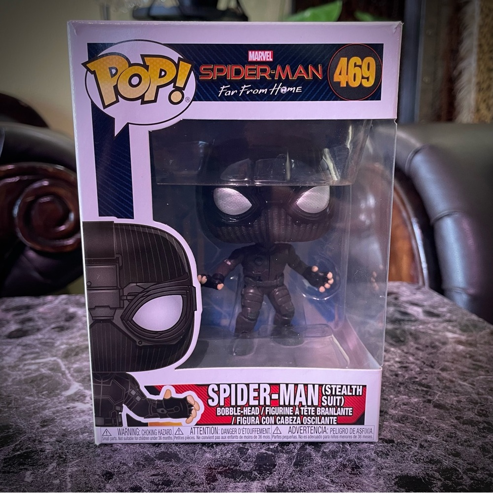 Spider Man Far From Home Stealth Suit Funko Pop 469